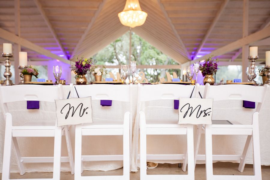 mr and mrs table