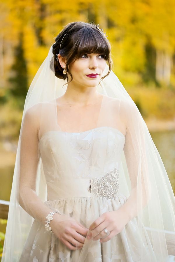 lily and iris wedding gown