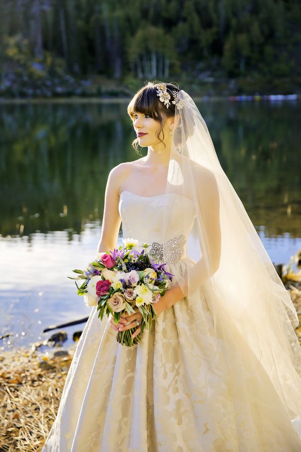 stunning wedding gown