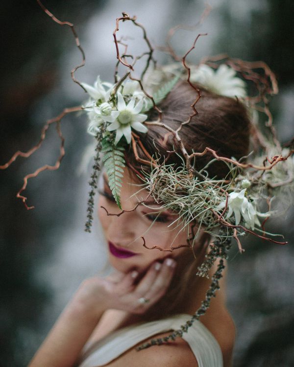 whimsical flower crown