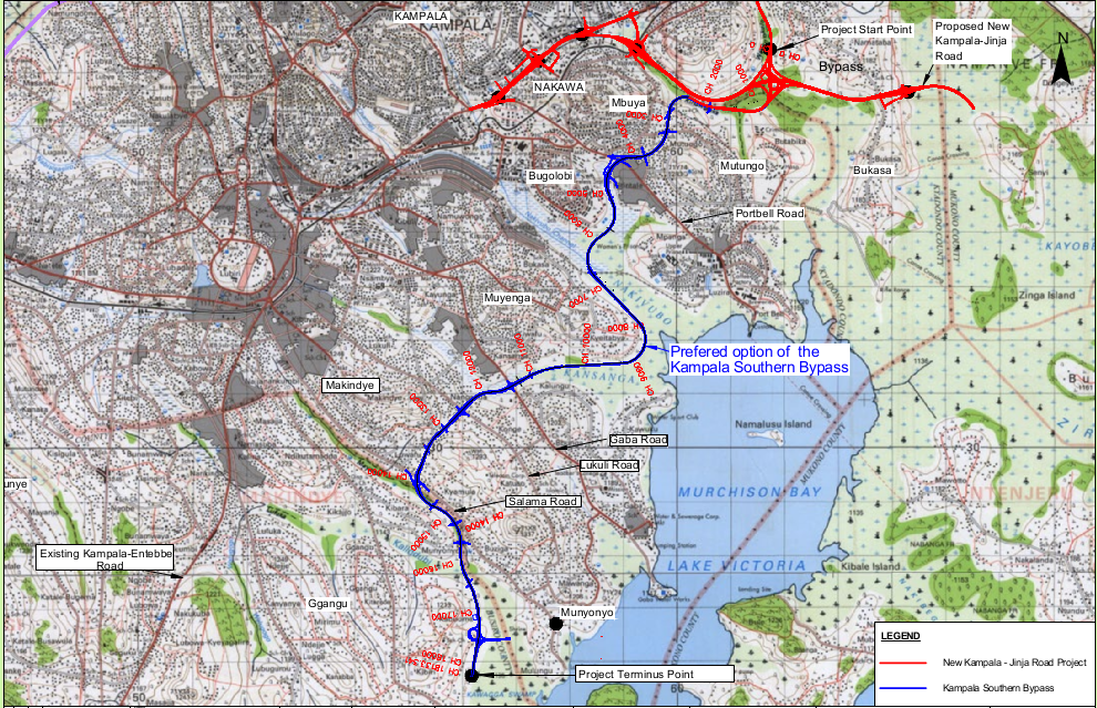 Uganda Kampala Jinja Expressway 77 km 800 million Proposed SkyscraperCity