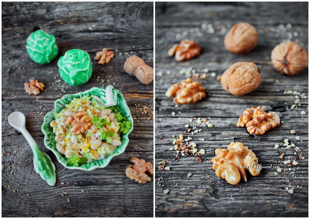salad of white beans and walnuts collage photo ...salad of white beans and walnuts collage_zpsse8bglwu.jpg