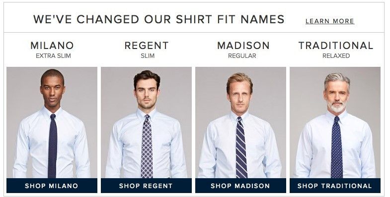 brooks brothers fit guide