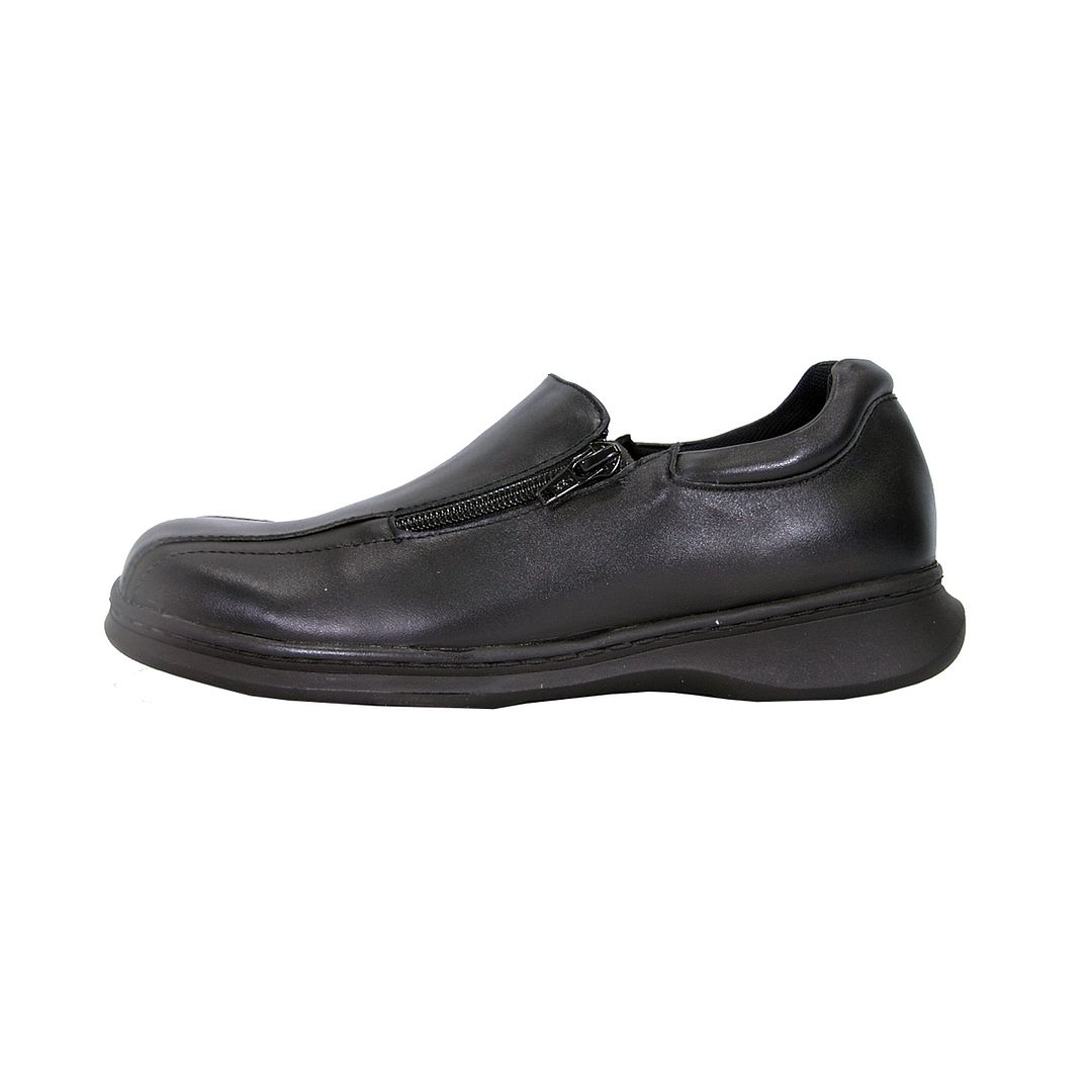 24 HOUR COMFORT Liv Women Wide Width Durable Cushioned Leather Slip On