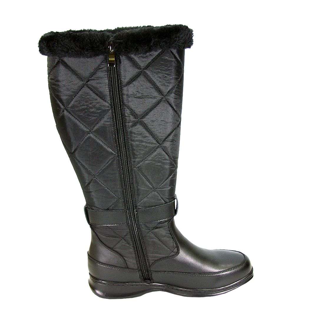 PEERAGE Kendra Women Wide Width Wide Calf Casual Leather/Nylon Winter Boot | eBay