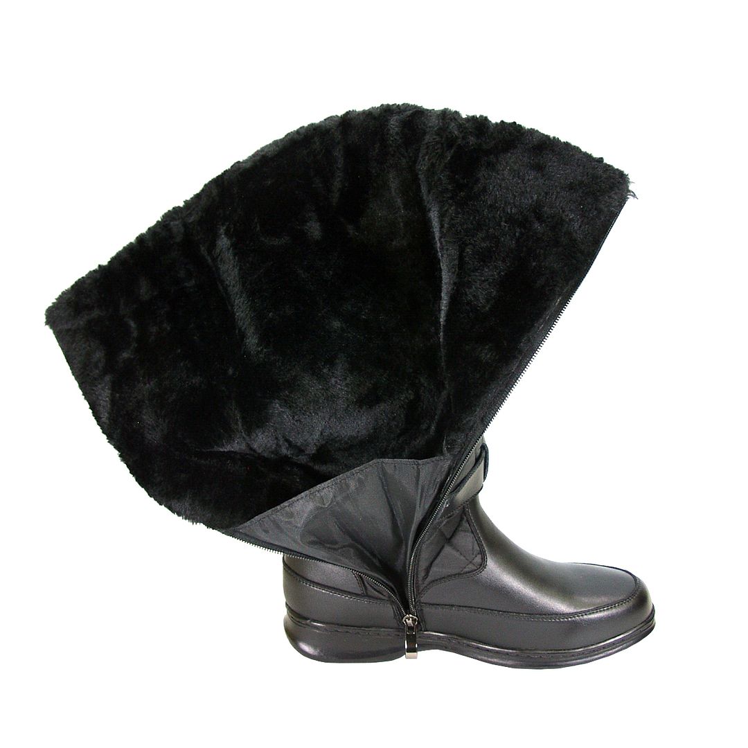 PEERAGE Kendra Women Wide Width Wide Calf Casual Leather/Nylon Winter Boot | eBay