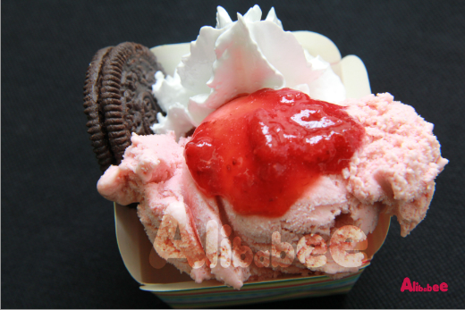 Kem Alibabee - Kem Dâu Tây