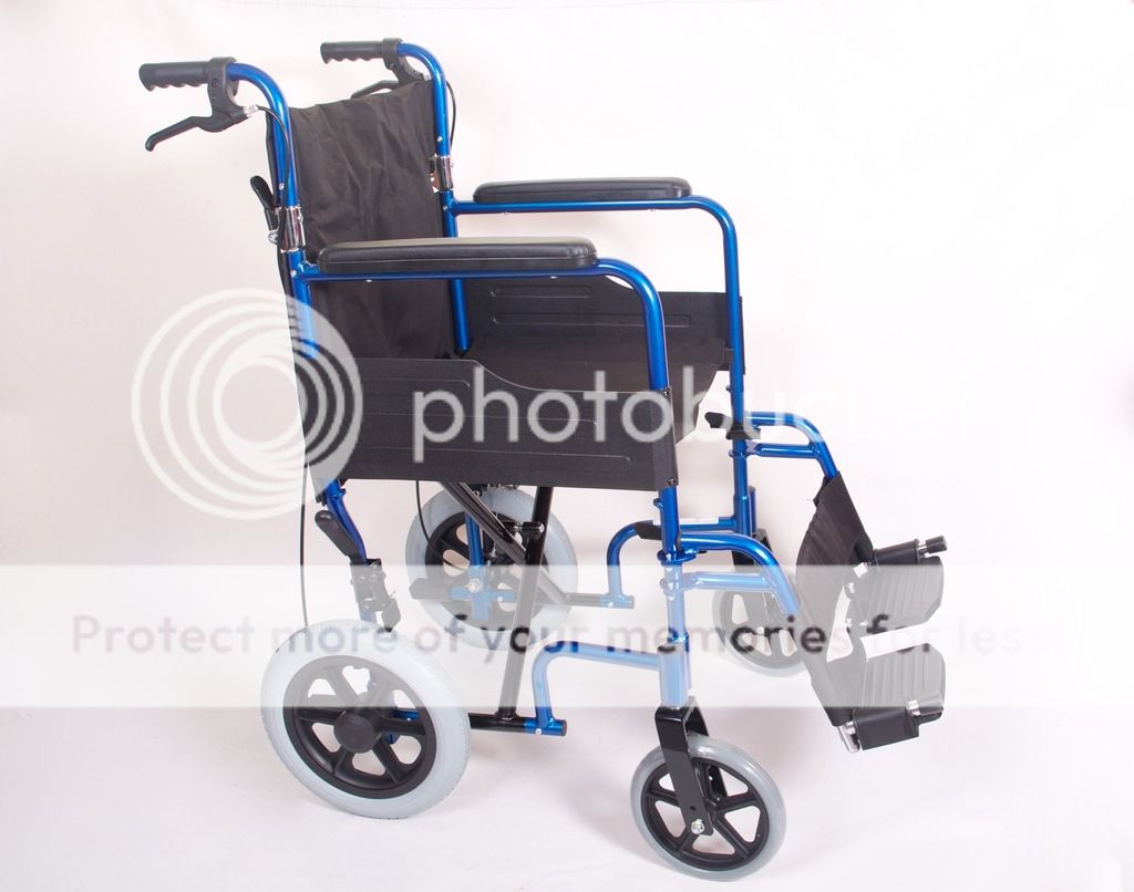 Angel Mobility AMW003 Lightweight Alloy Transit Folding Wheelchair | eBay