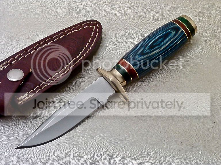 superb custom hand made stainless steel hunting k